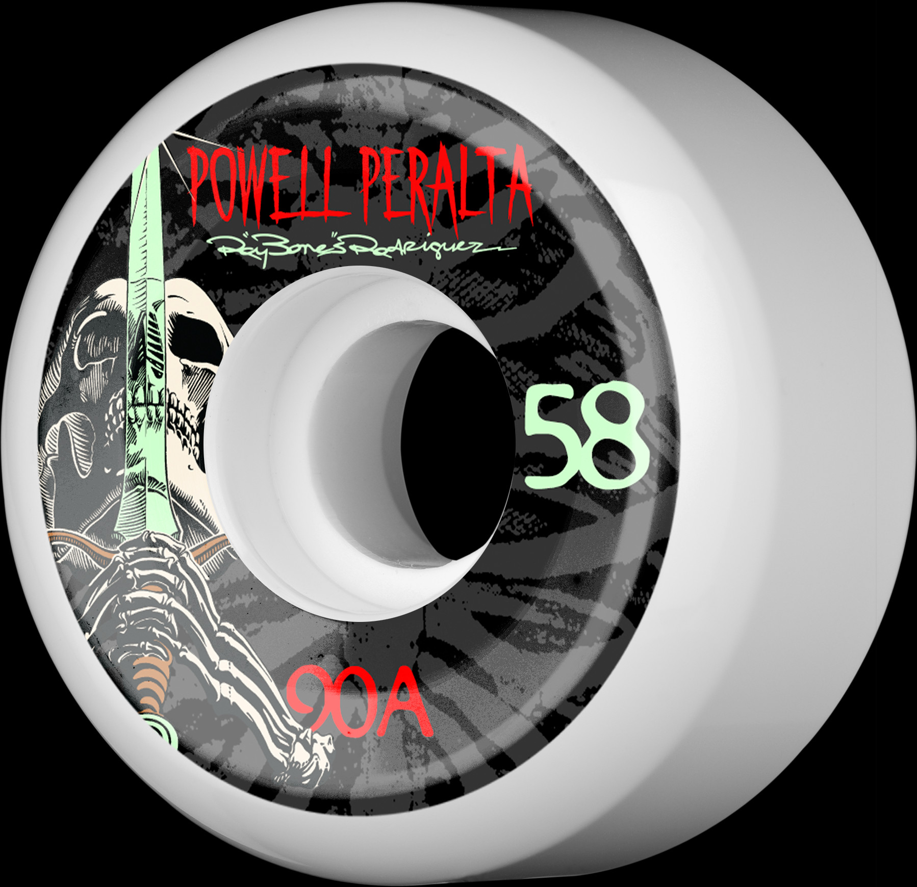 Powell Peralta Rodriguez Skull and Sword Wheel 58mm 90a 4pk