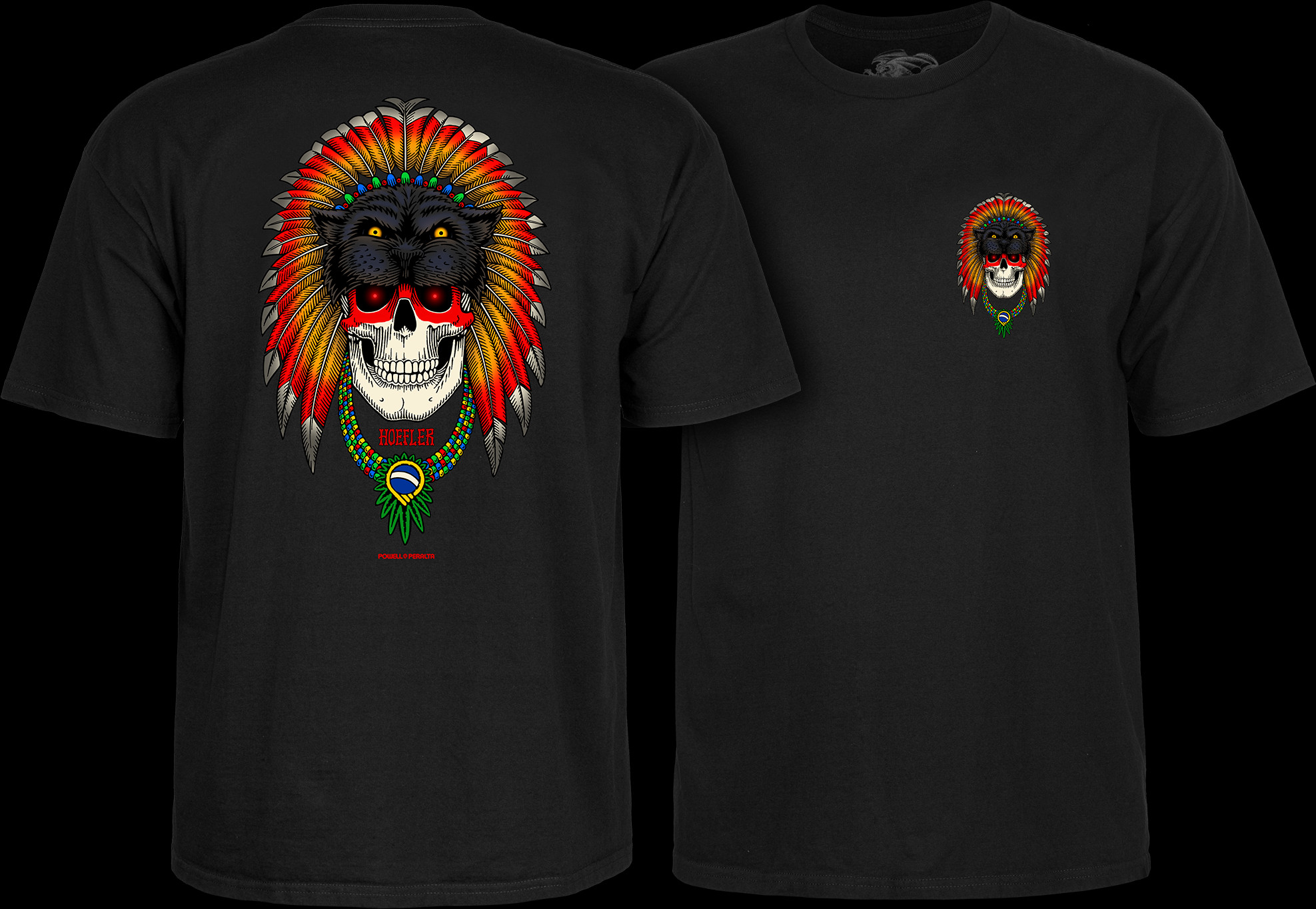 Powell Peralta Kelvin Hoefler Skull T-Shirt Black - Powell-Peralta®