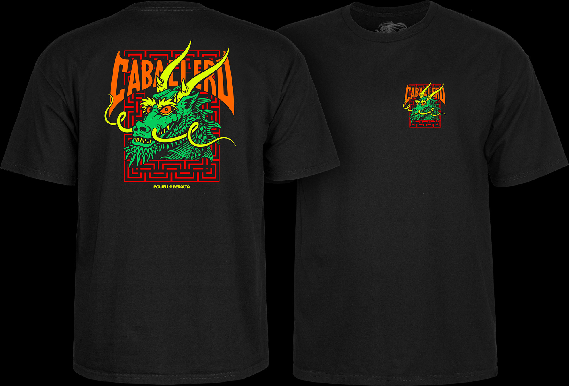 Powell Peralta Steve Caballero Street Dragon T-shirt - Black