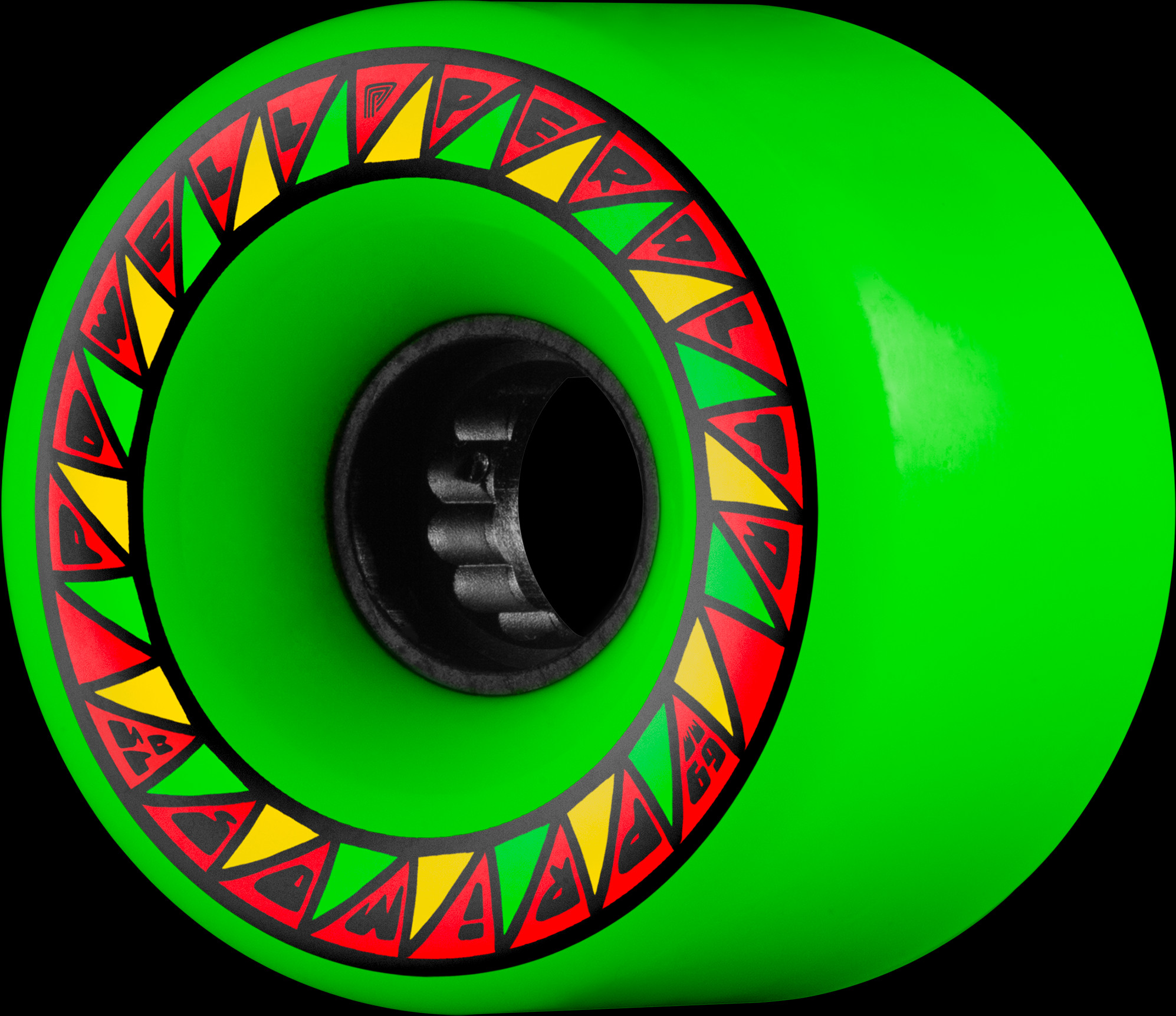 Powell Peralta Primo Skateboard Wheels 69mm 75a 4pk Green - Powell