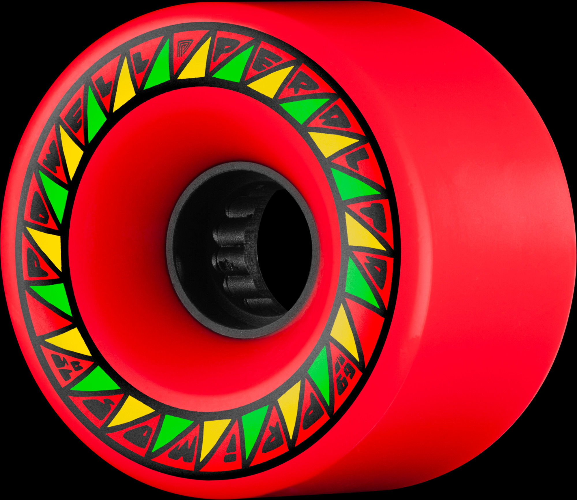 Powell Peralta Primo Skateboard Wheels 69mm 75a 4pk Red - Powell