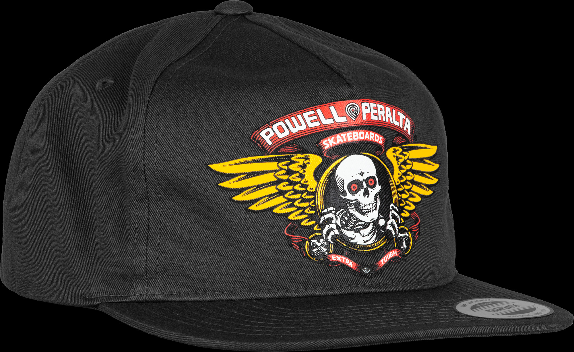Powell Peralta Winged Ripper Snap Back Cap Black - Powell-Peralta®