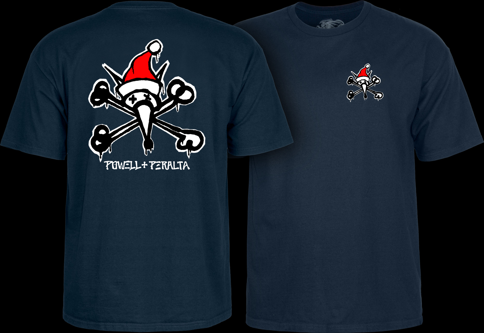 Powell Peralta Rat Bones Holiday '25 T-Shirt Navy - Powell-Peralta®