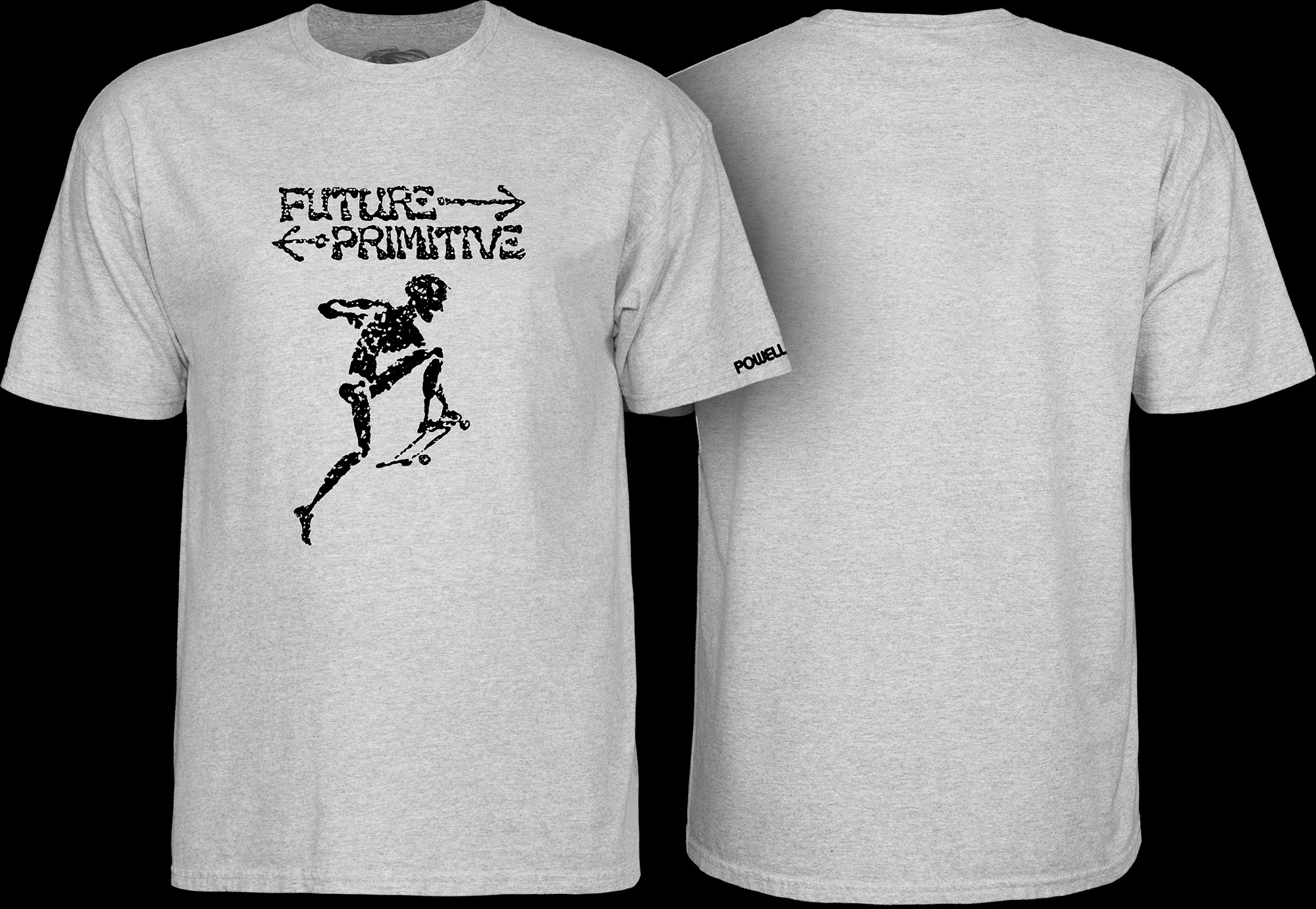 Powell Peralta Future Primitive T-Shirt Athletic Heather - Powell