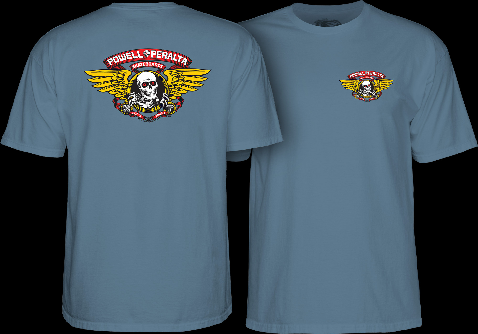 Powell Peralta Winged Ripper T-Shirt Indigo Blue - Powell-Peralta®