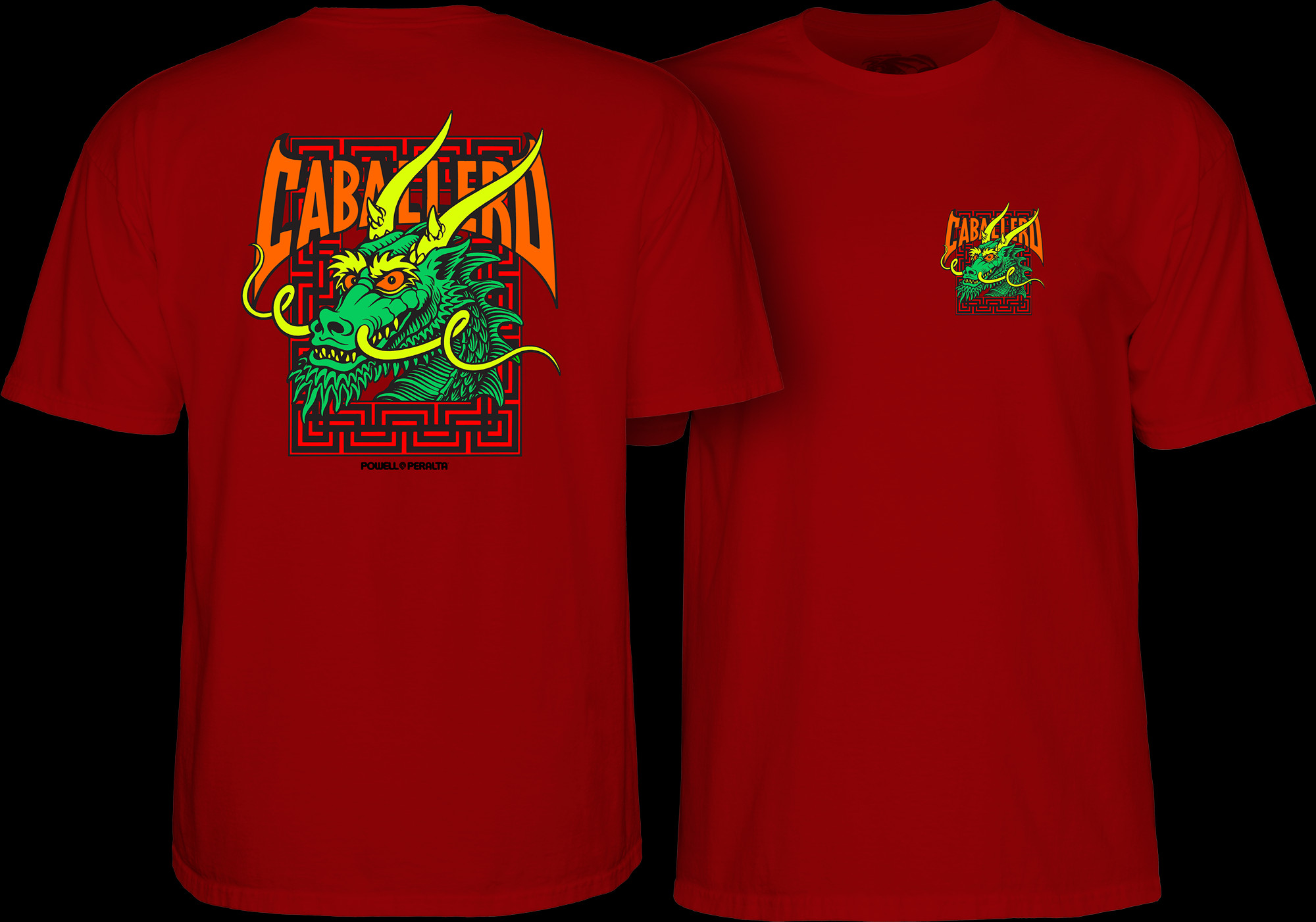 Powell Peralta Cab Street Dragon T-Shirt Garnet - Powell-Peralta®