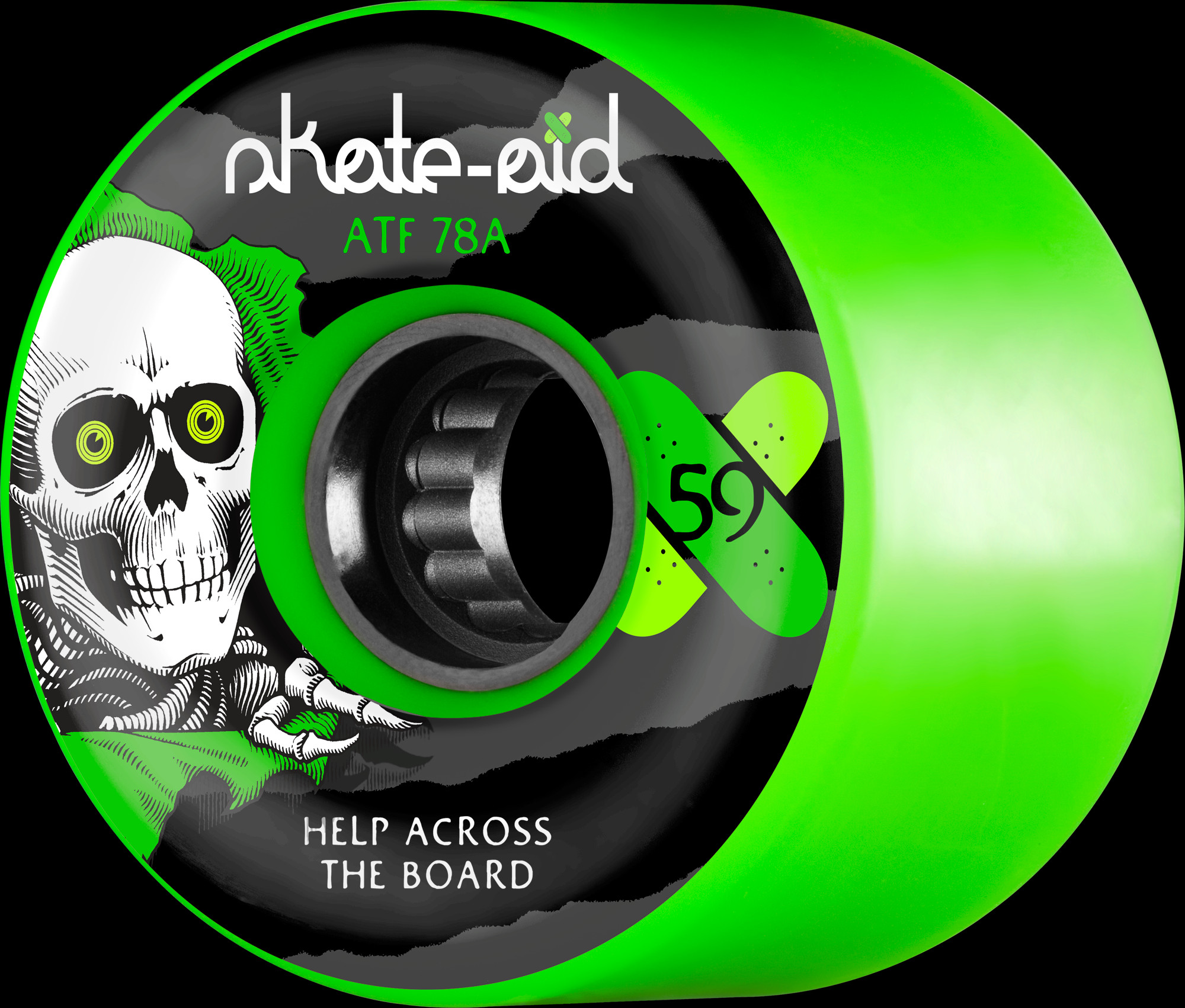 Powell Peralta Skate Aid Collabo Skateboard Wheels 59mm (4pack