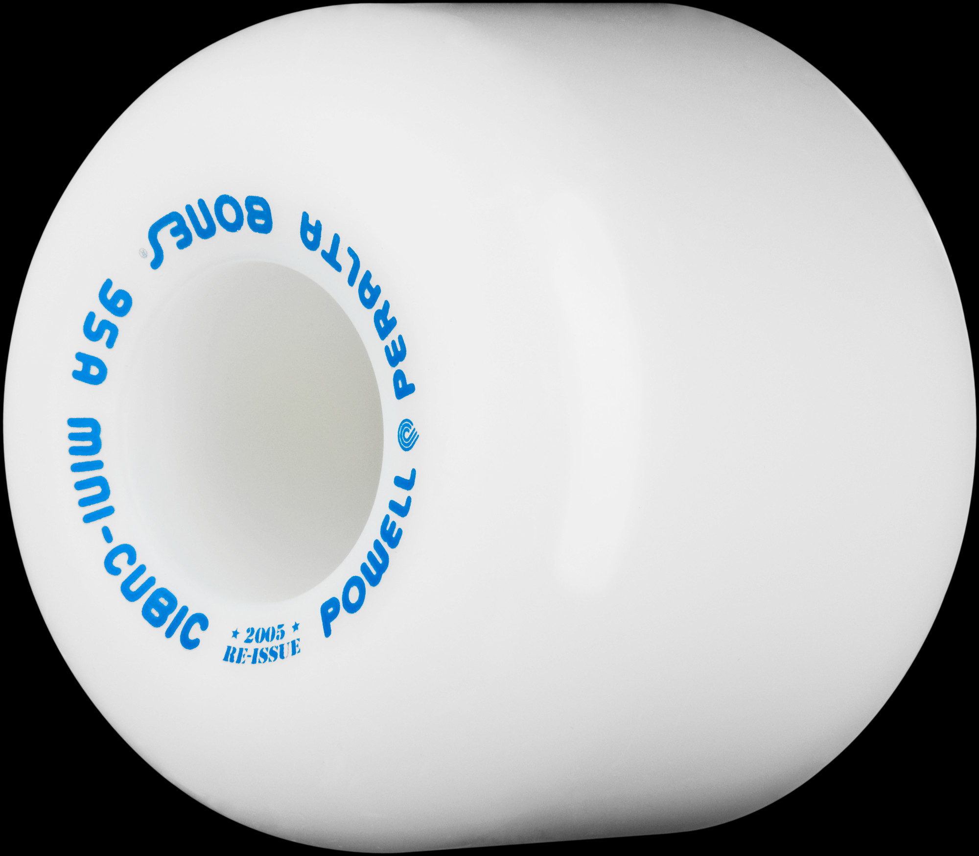 Powell Peralta Mini-Cubic Skateboard Wheels 64mm 95a - White (4