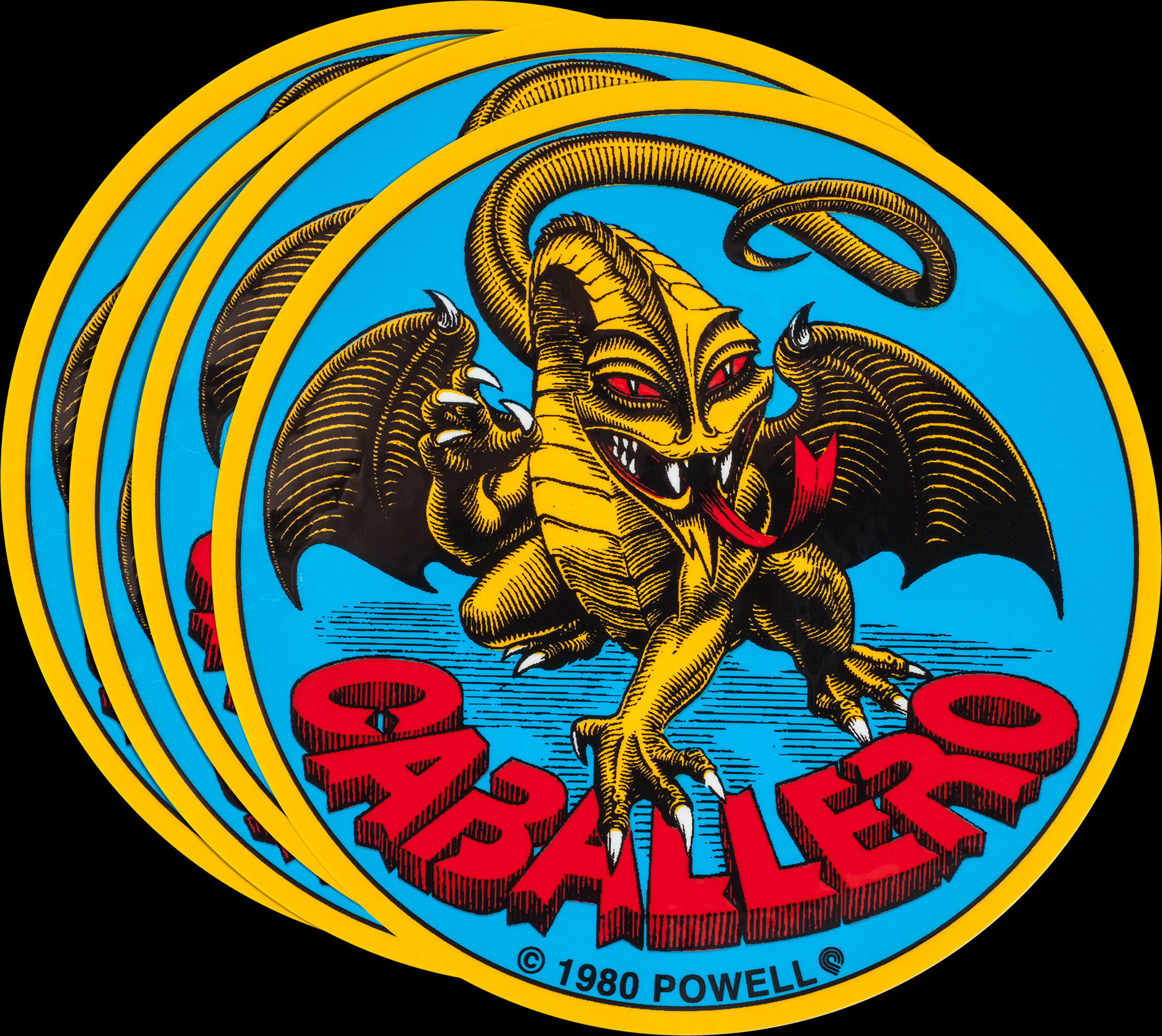 Bones Brigade Cab Original Dragon Sticker 10pk - Powell-Peralta®