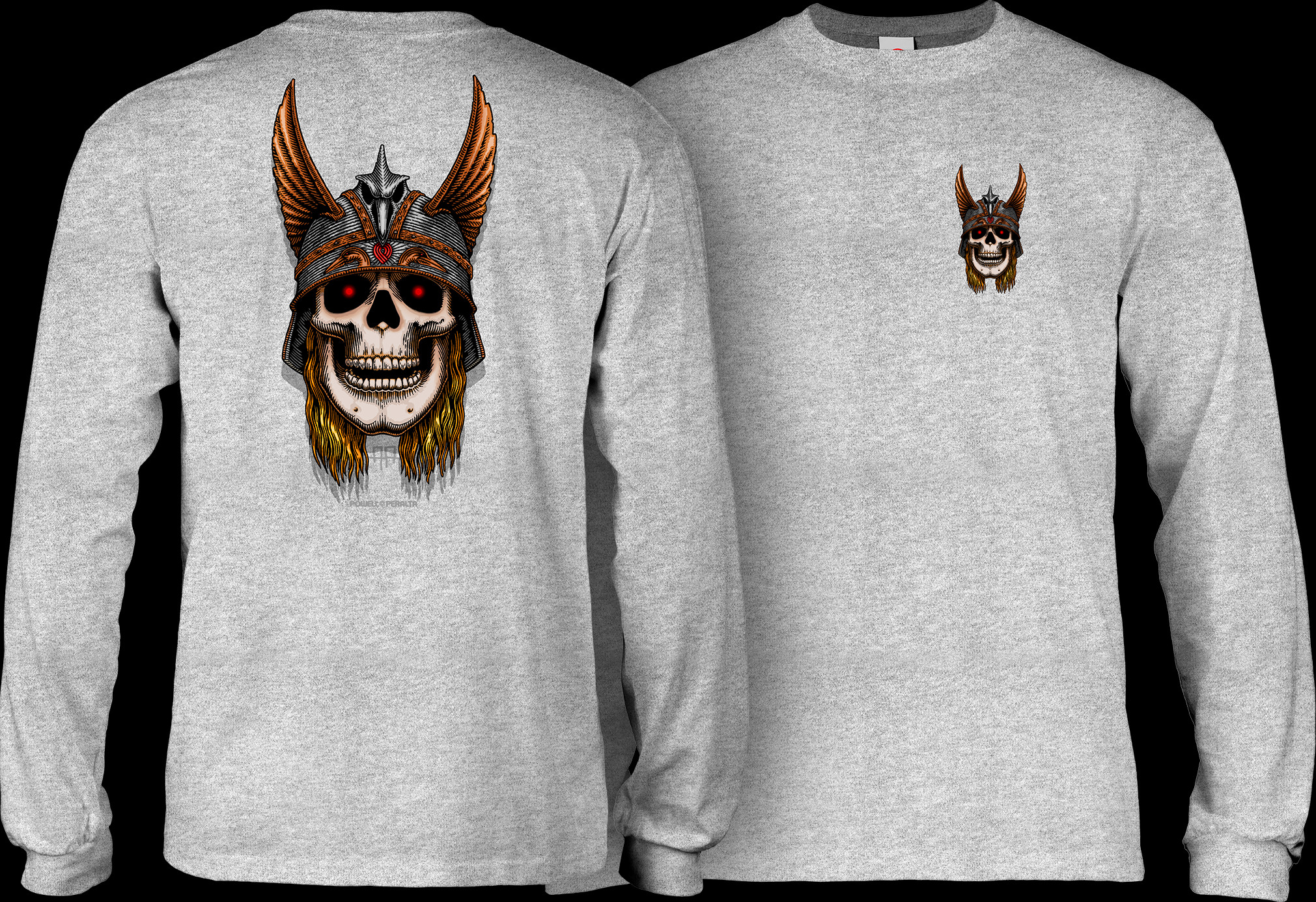 Powell Peralta Andy Anderson L/S Shirt Athletic Heather - Powell