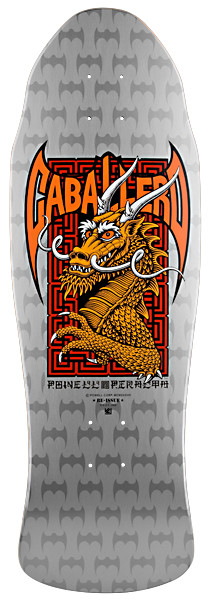 Powell Peralta Caballero Street Silver Skateboard Deck - 9.625 x