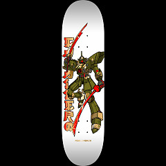 Powell Peralta Steve Caballero Gundam Skateboard Deck White / Gold Foil - Shape 243 - K20 8.25 X 31.95