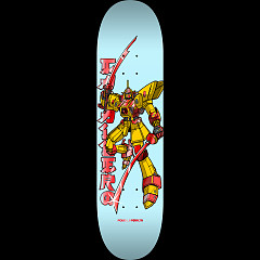 Powell Peralta Steve Caballero Gundam Skateboard Deck Light Blue / Red Foil - Shape 244 - K20 8.5 X 32.08