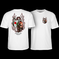Powell Peralta Sakura Yosozumi Samurai T-shirt White