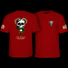 Powell Peralta McGill Skull & Snake 40th Anniversary T-shirt Garnet