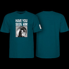 Powell Peralta Have You Seen Him T-Shirt Midnight Teal