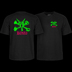Powell Peralta Rat Bones T-Shirt Blacklight
