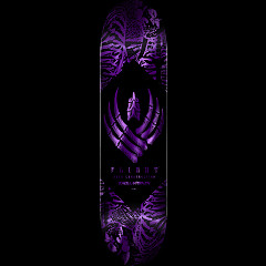 Powell Peralta Skeleton Purple Foil FLIGHT Skateboard Deck - 9.0" K26