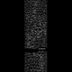 Powell Peralta Color Me Skullz CLEAR Grip Tape Sheet - 10.5 x 33