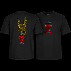 Powell Peralta Andy Anderson Hydrant Youth T-Shirt Black