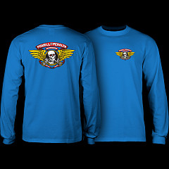 Powell Peralta Winged Ripper L/S T-shirt - Royal Blue