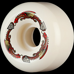 Powell Peralta Dragons 93A - V6 Symmetrical Shape - Medium Ride Patch - 56mm x 36mm 93A V6 Skateboard Wheels 4pk