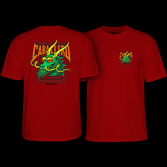 Powell Peralta Cab Street Dragon T-Shirt Garnet