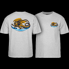 Powell Peralta Oval Dragon YOUTH T-shirt - Athletic Heather Gray