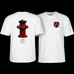 Powell Peralta Andy Anderson Hydrant T-Shirt White