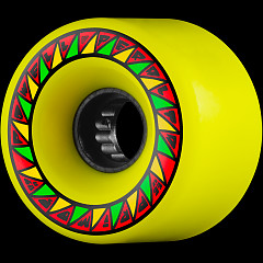 Powell Peralta Primo Skateboard Wheels 66mm 82A 4pk Yellow