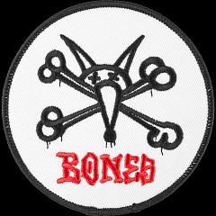 Powell Peralta Vato Rat Patch 3.5" White Single
