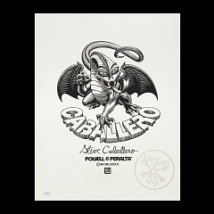 Powell Peralta Caballero Dragon Art Giclee Print 8 x 10