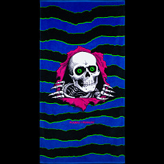 Powell Peralta Ripper Beach Towel Blacklight