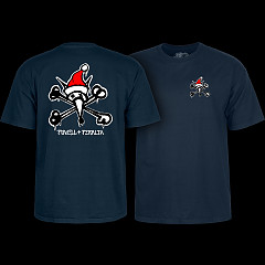 Powell Peralta Rat Bones Holiday '25 T-Shirt Navy