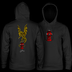 Powell Peralta Andy Anderson Hydrant Hooded Sweatshirt Mid Weight Black