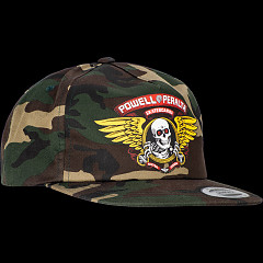 Powell Peralta Winged Ripper Snap Back Cap - Camo