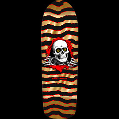 Powell Peralta Old School Ripper Skateboard Deck Gold Foil - 9.89 x 31.32