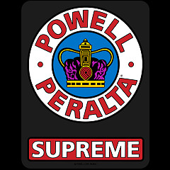 Powell Peralta Supreme OG Sticker 3.25" 10 pk