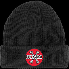 Powell Peralta Cross Bones Beanie  Black/Red