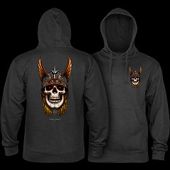 Powell Peralta Anderson Sweatshirt Hooded Mid Weight Charcoal Heather