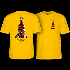 Powell Peralta Skull & Nunchucks Bruce Lee Collab T-shirt - Daisy