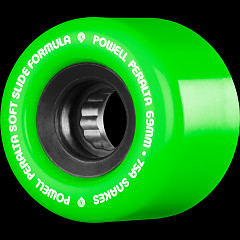 Powell Peralta Snakes Skateboard Wheels 69mm 75a 4pk Green