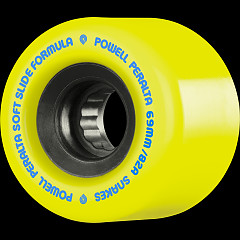 Powell Peralta Snakes Skateboard Wheels 69mm 82A 4pk Yellow