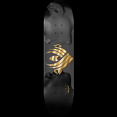 Powell Peralta Kiss FLIGHT Gray/Gold Foil Skateboard Deck - 9" K26