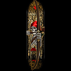 Powell Peralta Pro Zach Doelling Archer FLIGHT® Skateboard Deck Gold Foil - Shape 313 - 8.30 x 31.61