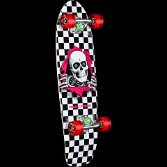 Powell Peralta Sidewalk Surfer Checker Ripper Birch Cruiser Complete Skateboard - 7.75 x 27.20