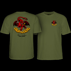 Powell Peralta Steve Caballero Dragon II T-Shirt Military Green