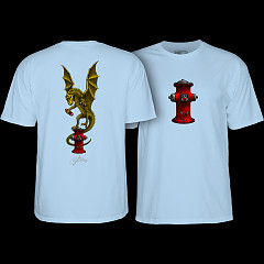 Powell Peralta Andy Anderson Vajra T-Shirt Light Blue