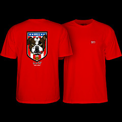 Powell Peralta Hill Bulldog T-Shirt Red