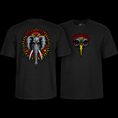 Powell Peralta Vallely Elephant T-shirt Black